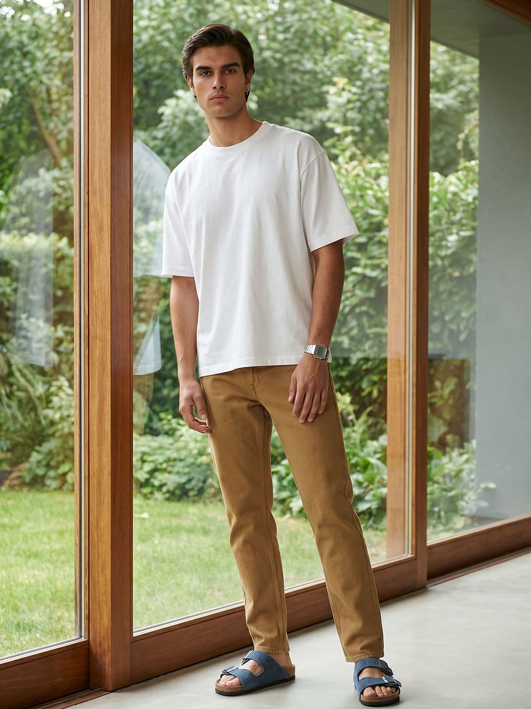 Mr Bowerbird Regular Fit Overdyed Classic Stretchable Jeans - view 1