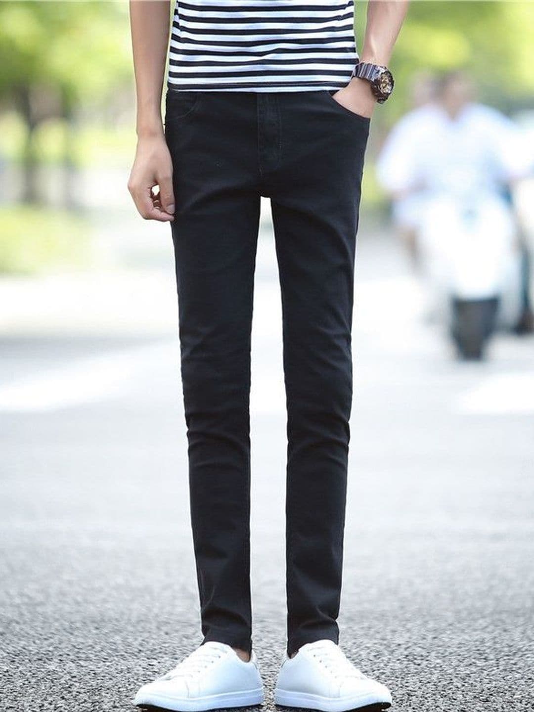 StyleCast Men Straight Fit Mid-Rise Light Fade Jeans - view 1