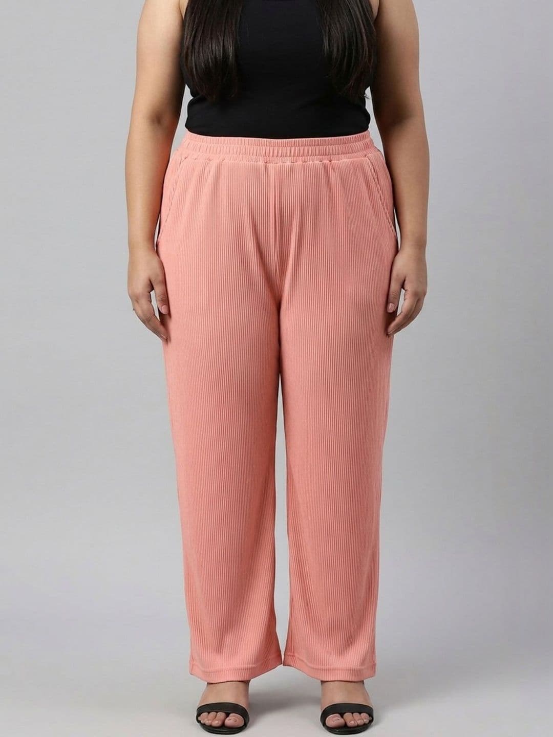 plusS Women Knitted Palazzos - view 1