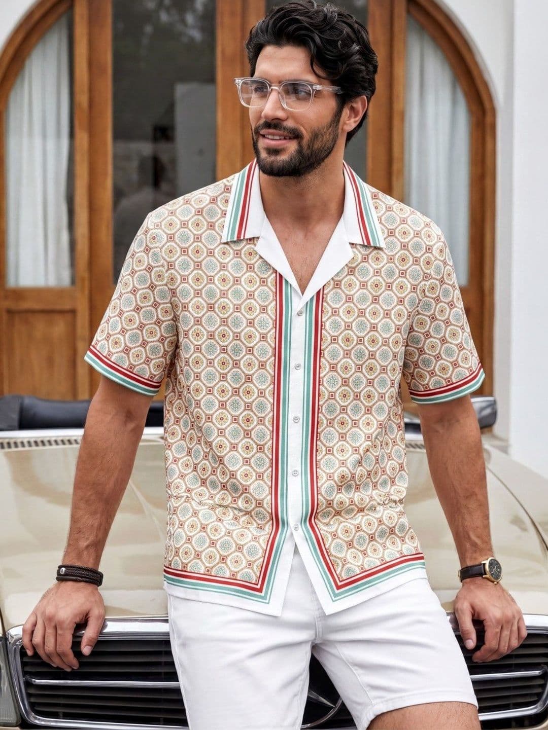 Stenfia Men Printed Casual Shirt - view 1
