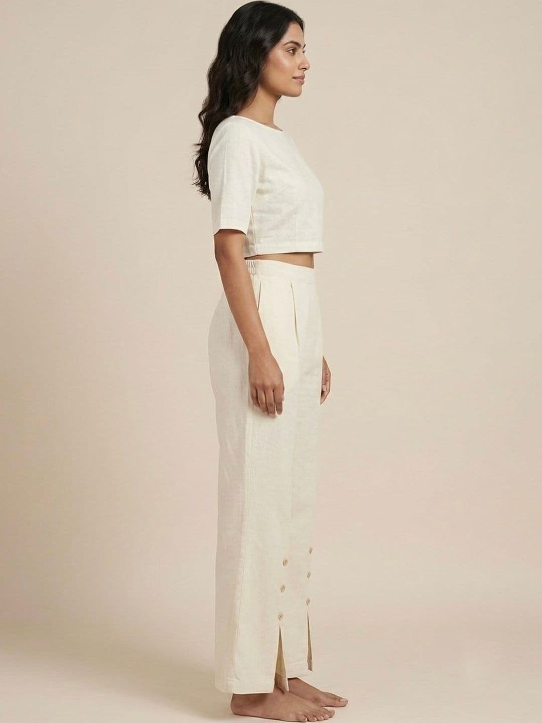 BCZ Style Women Knitted Ethnic Palazzos - view 1
