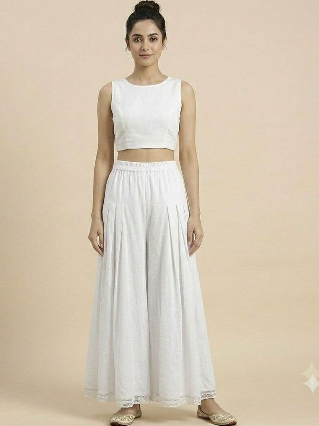 Moda Rapido Women Knitted Ethnic Palazzos - view 1
