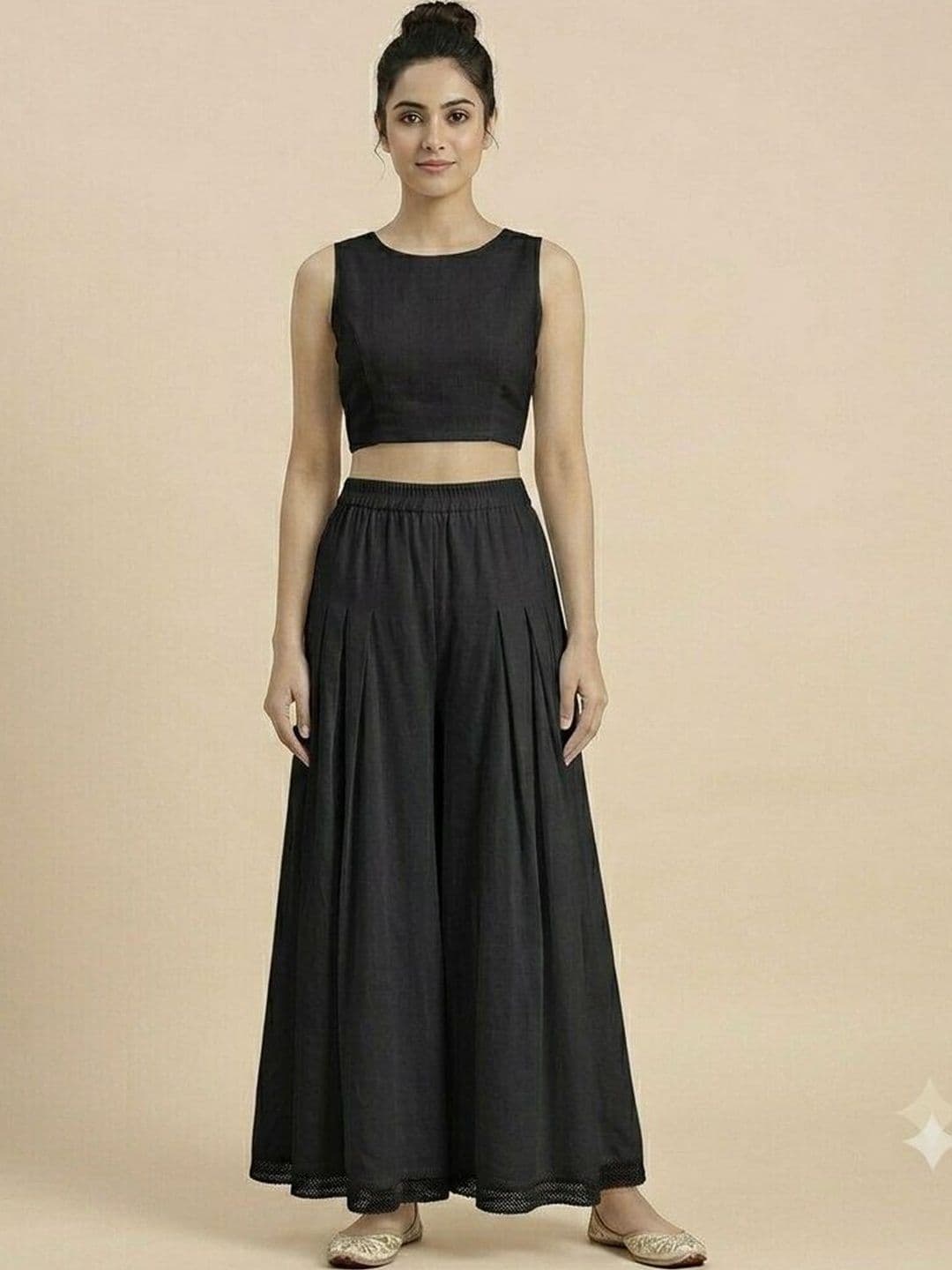 Moda Rapido Women Knitted Ethnic Palazzos - view 1