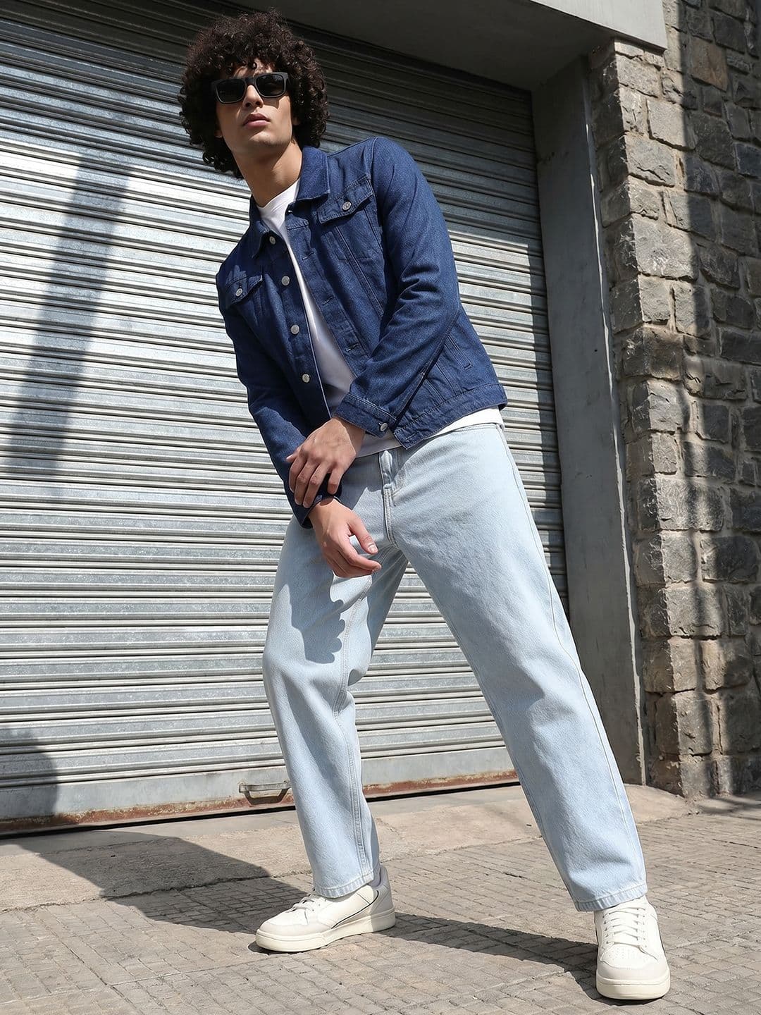 The Roadster Lifestyle Co Denim Spread Collar Denim Jacket - view 1