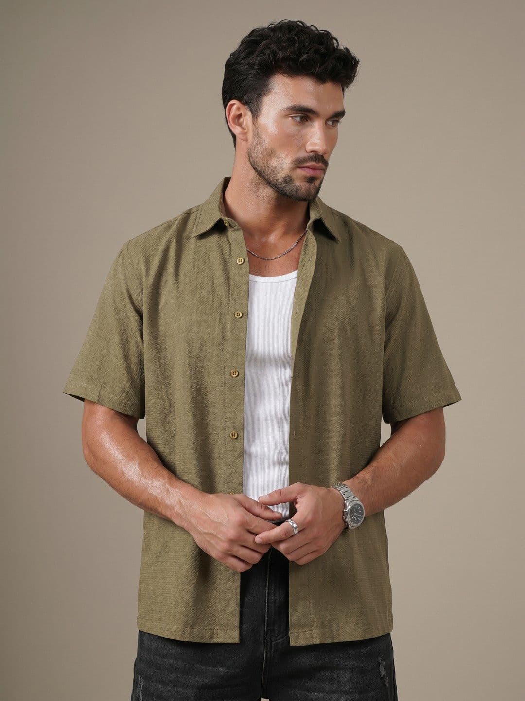 glitchez Pure Cotton Casual Shirt - view 1