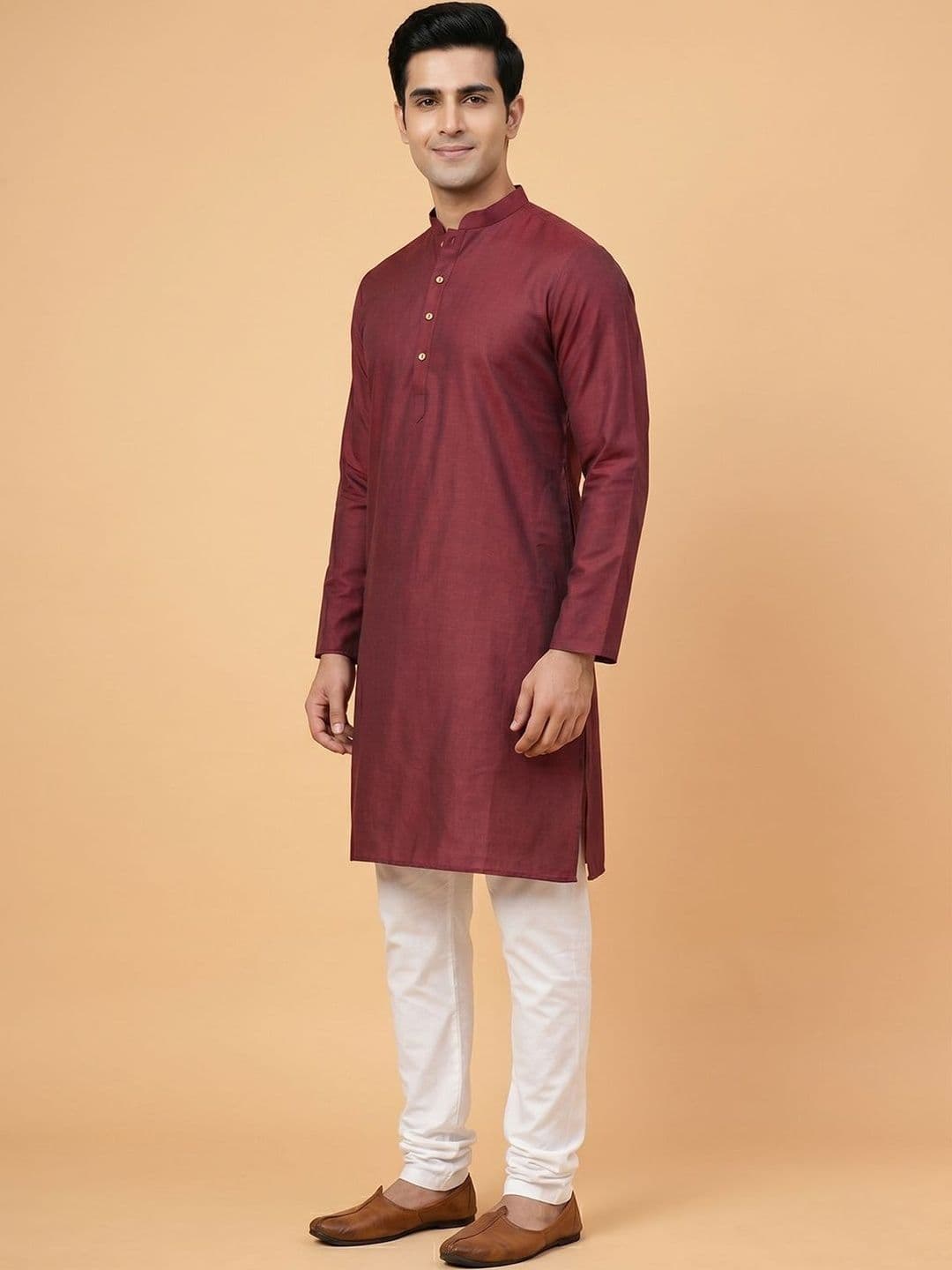 HERE&NOW Men Handloom Kurta - view 1