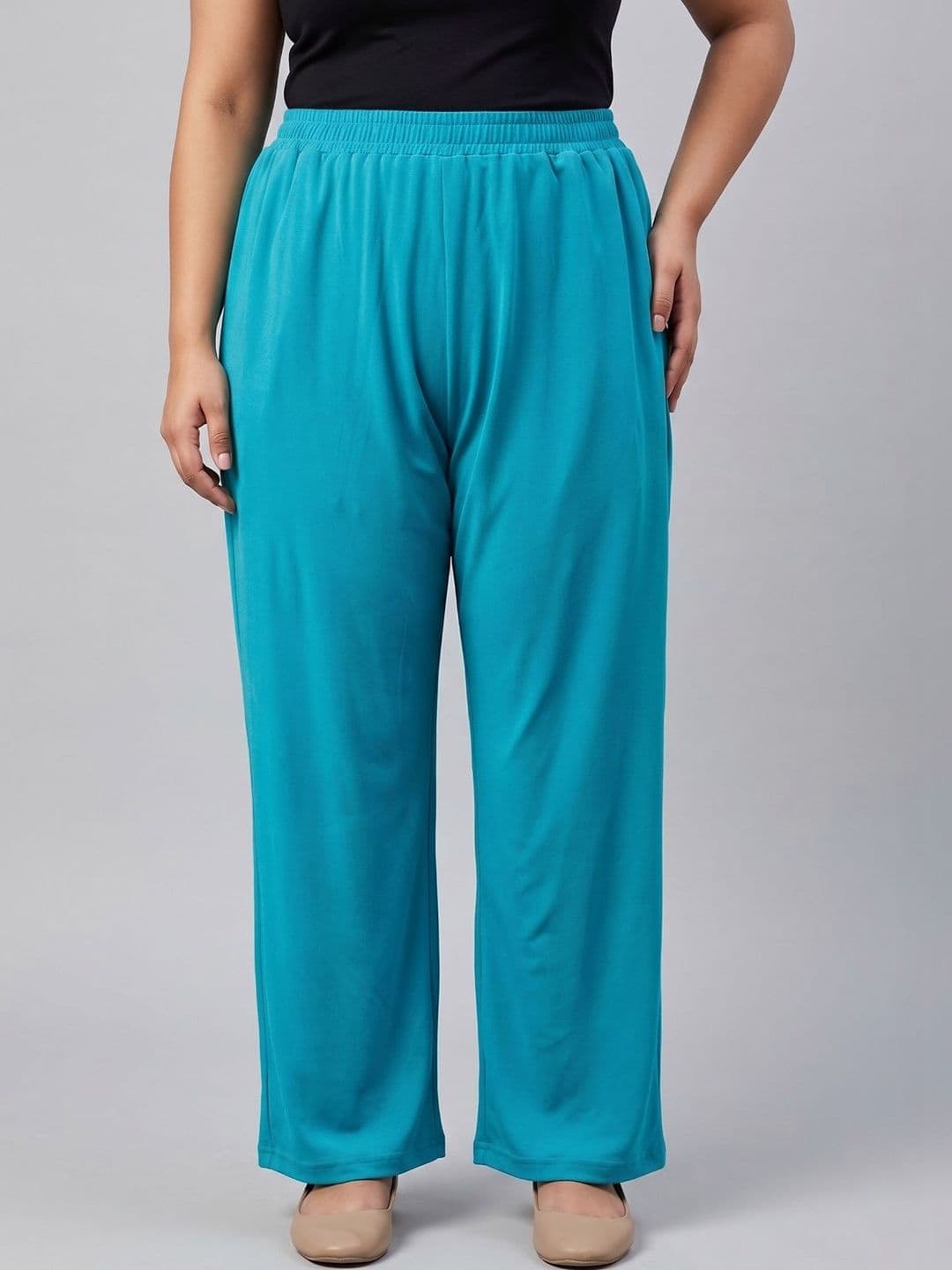 plusS Women Knitted Palazzos - view 1