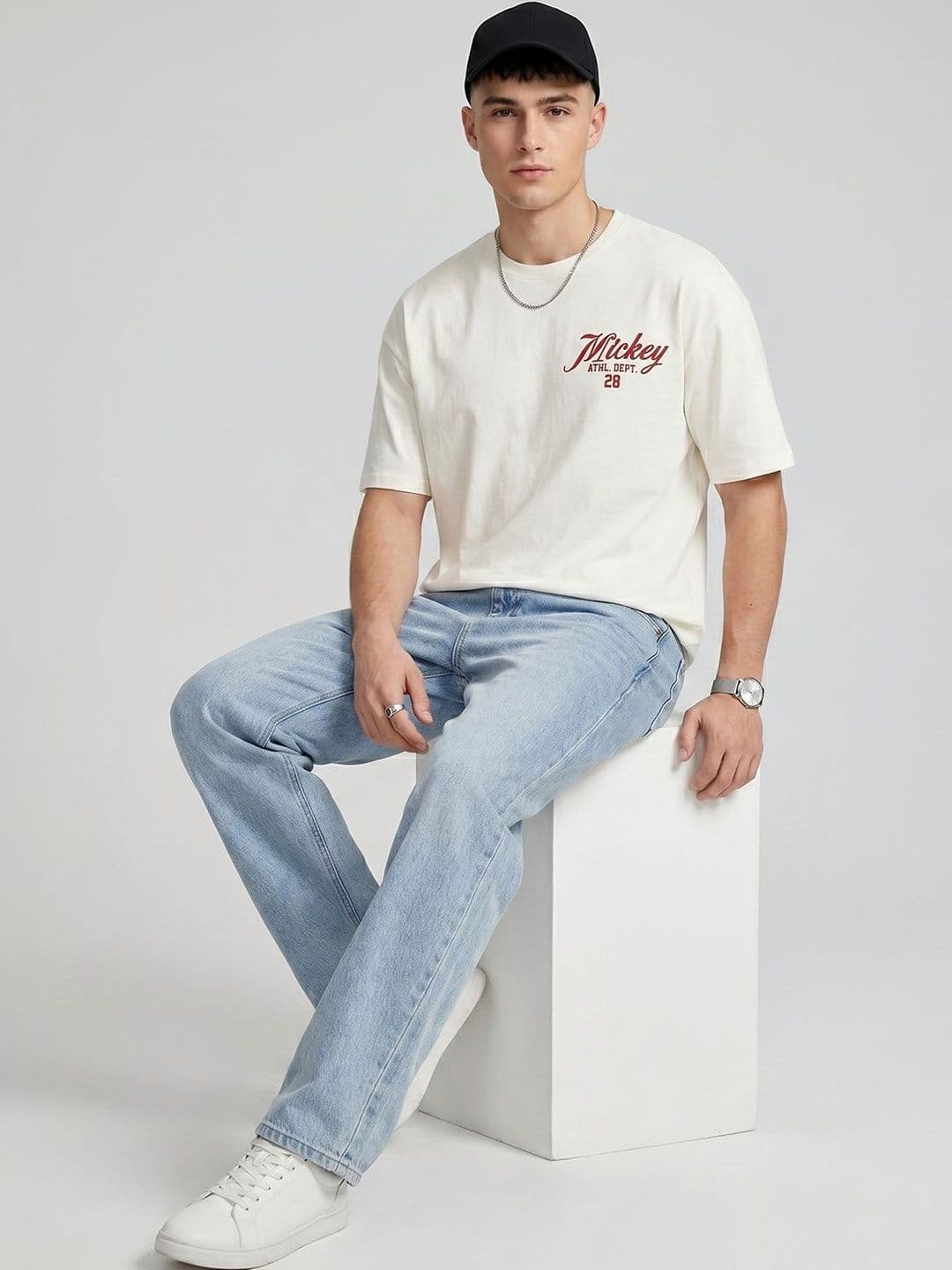 Kook N Keech Disney Men Mickey Mouse Printed T-shirt - view 1