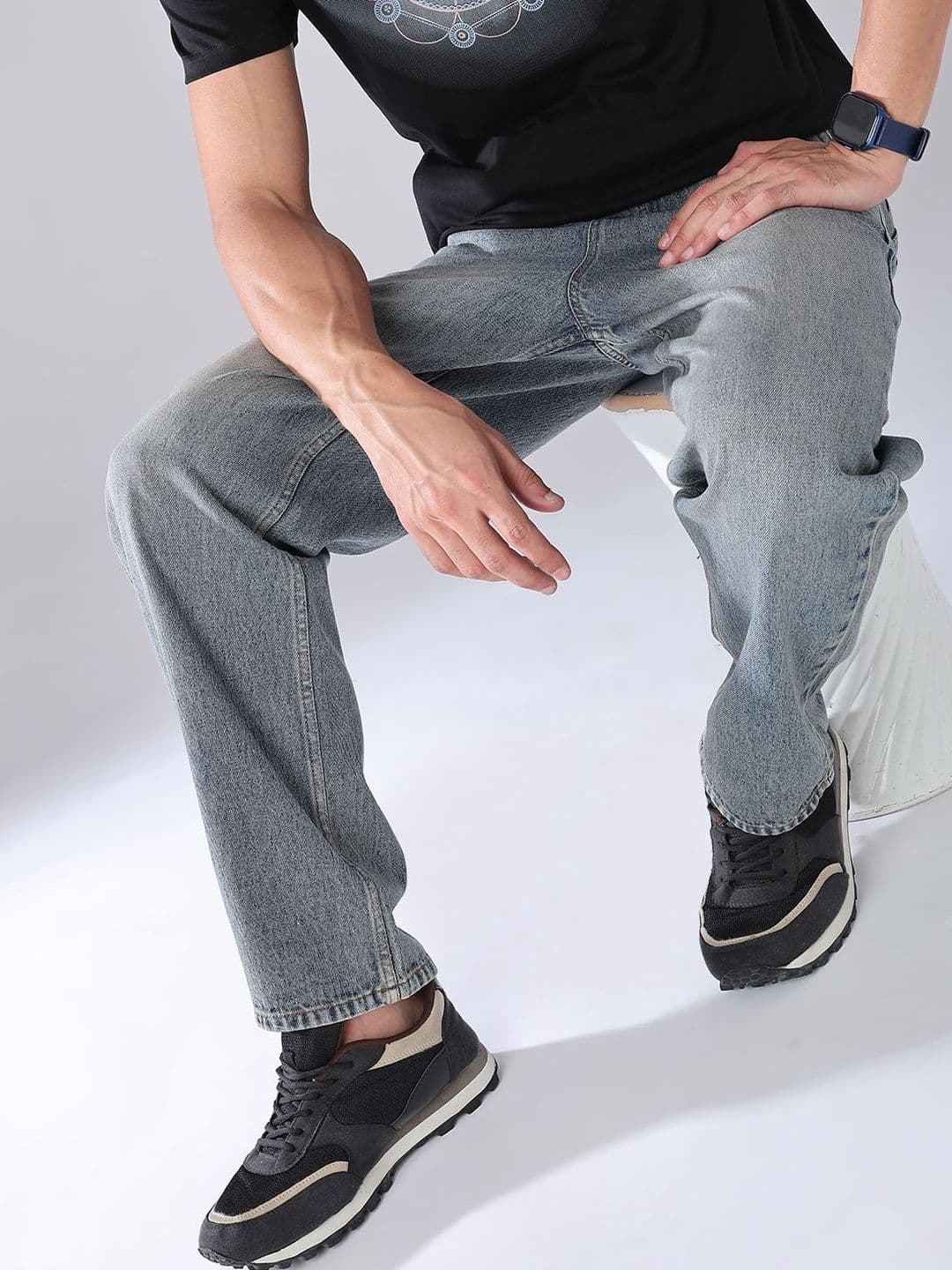 LIMEROAD Men Regular Fit Mid-Rise Jeans - view 1