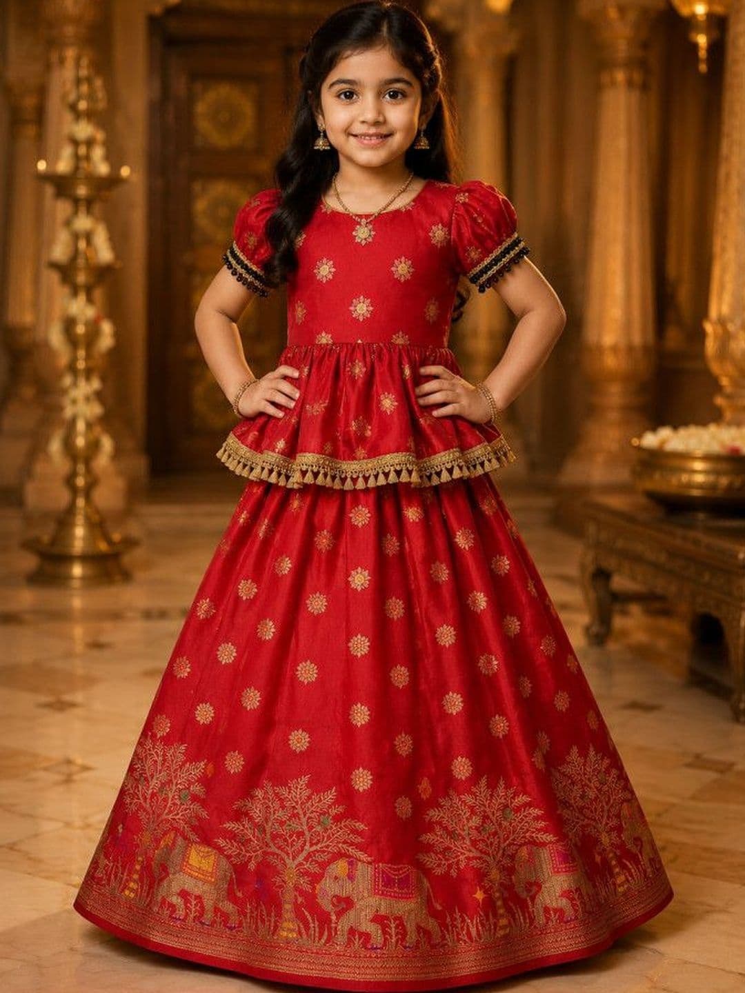 amzira Girls Ready to Wear Lehenga & - view 1