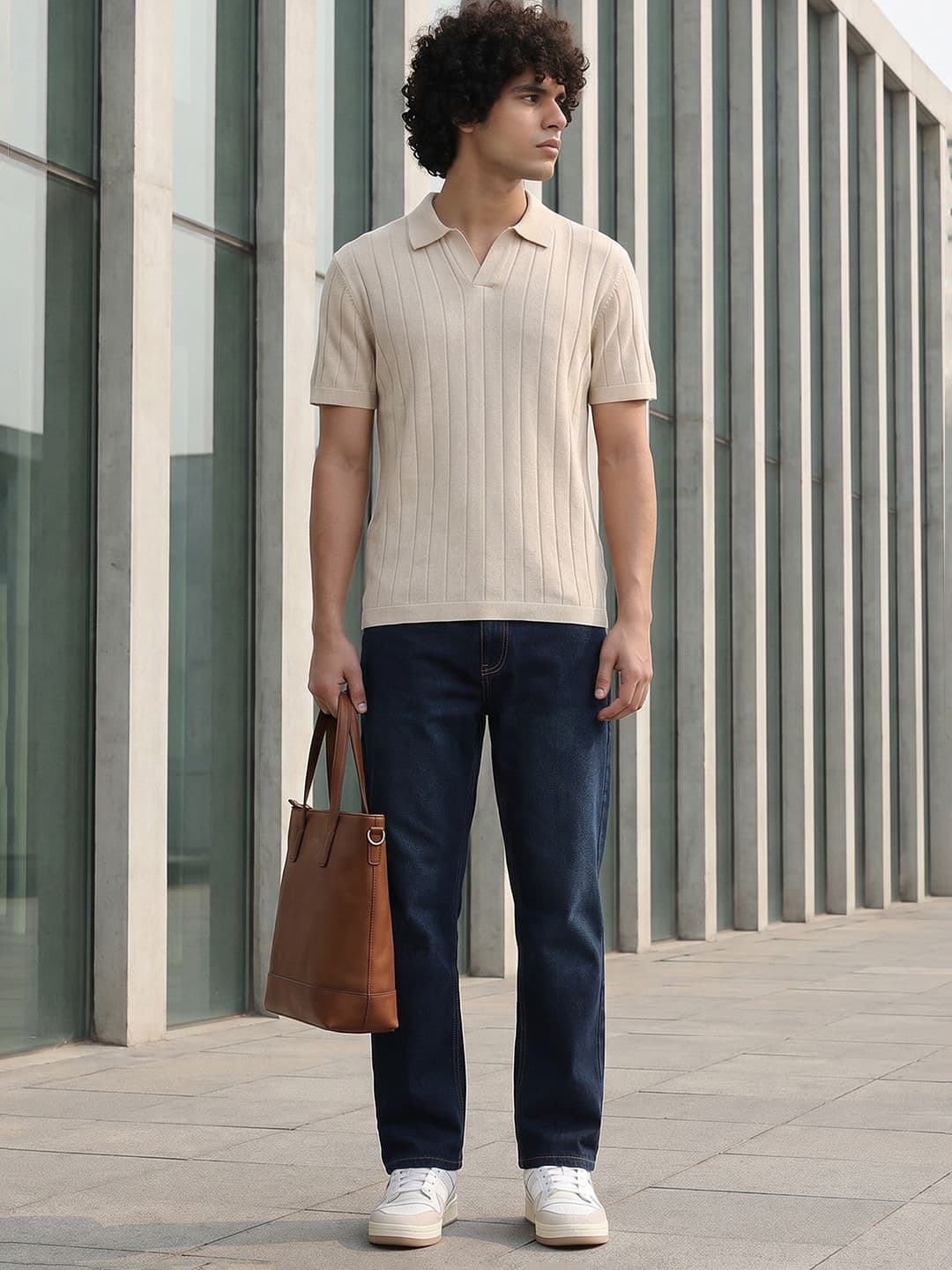 The Roadster Life Co. Men Relaxed Fit Light Fade Jeans - view 1