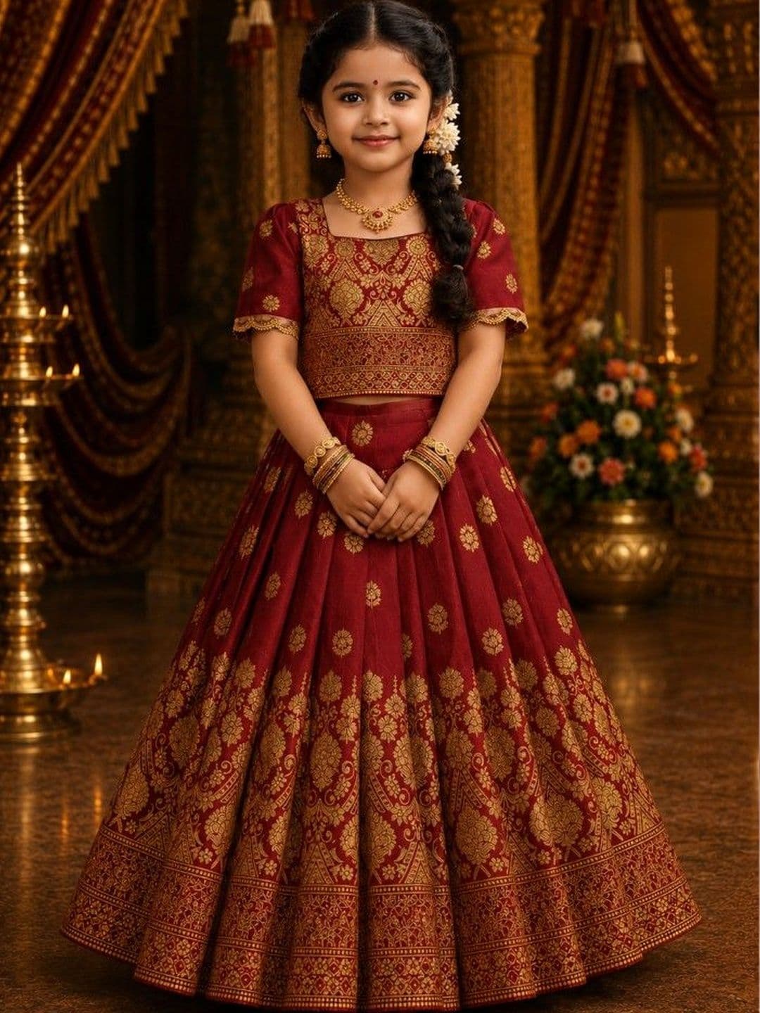 Xepon Girls Ready to Wear Lehenga & - view 1