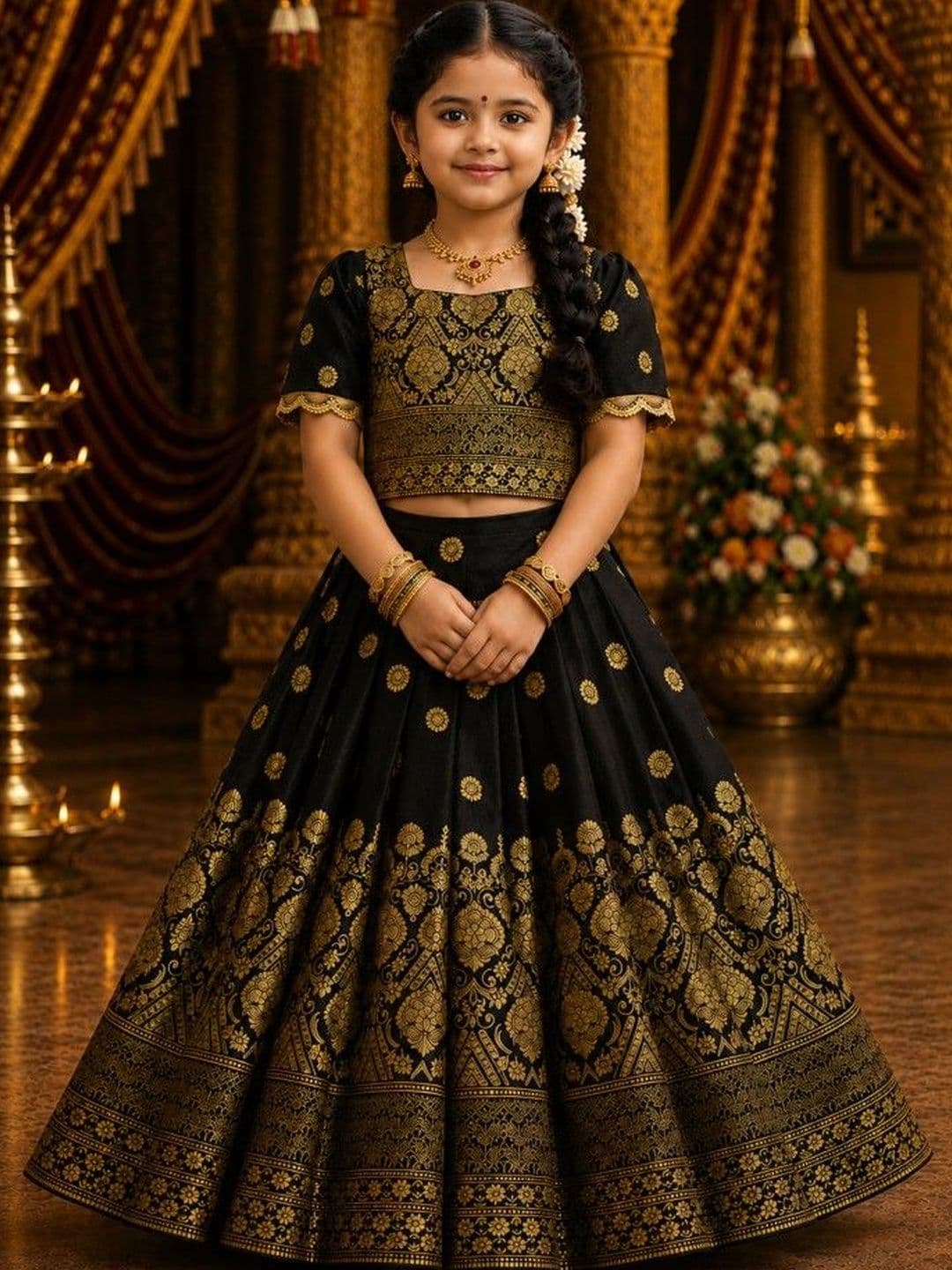 amzira Girls Ready to Wear Lehenga & - view 1