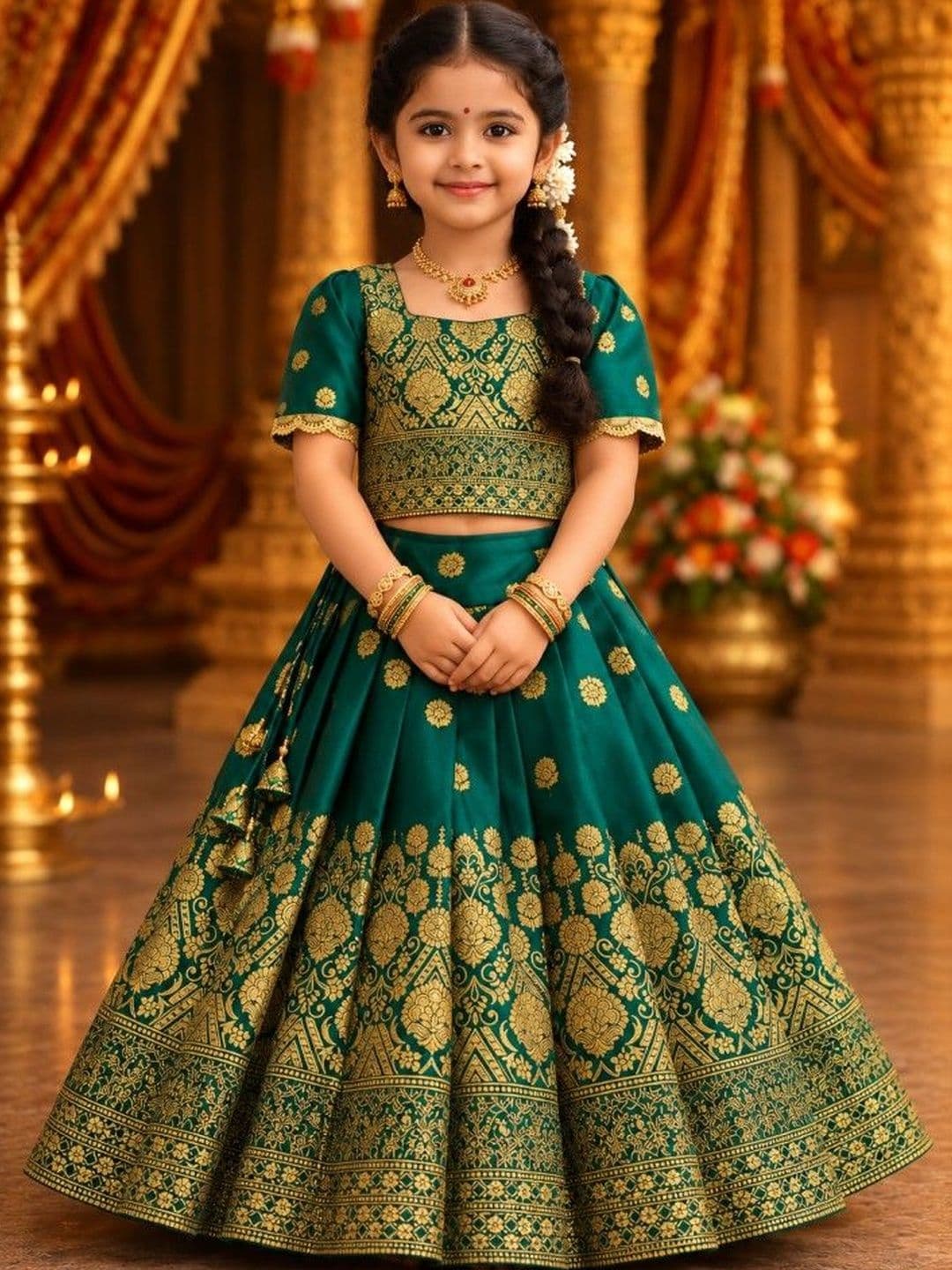 amzira Girls Ready to Wear Lehenga & - view 1