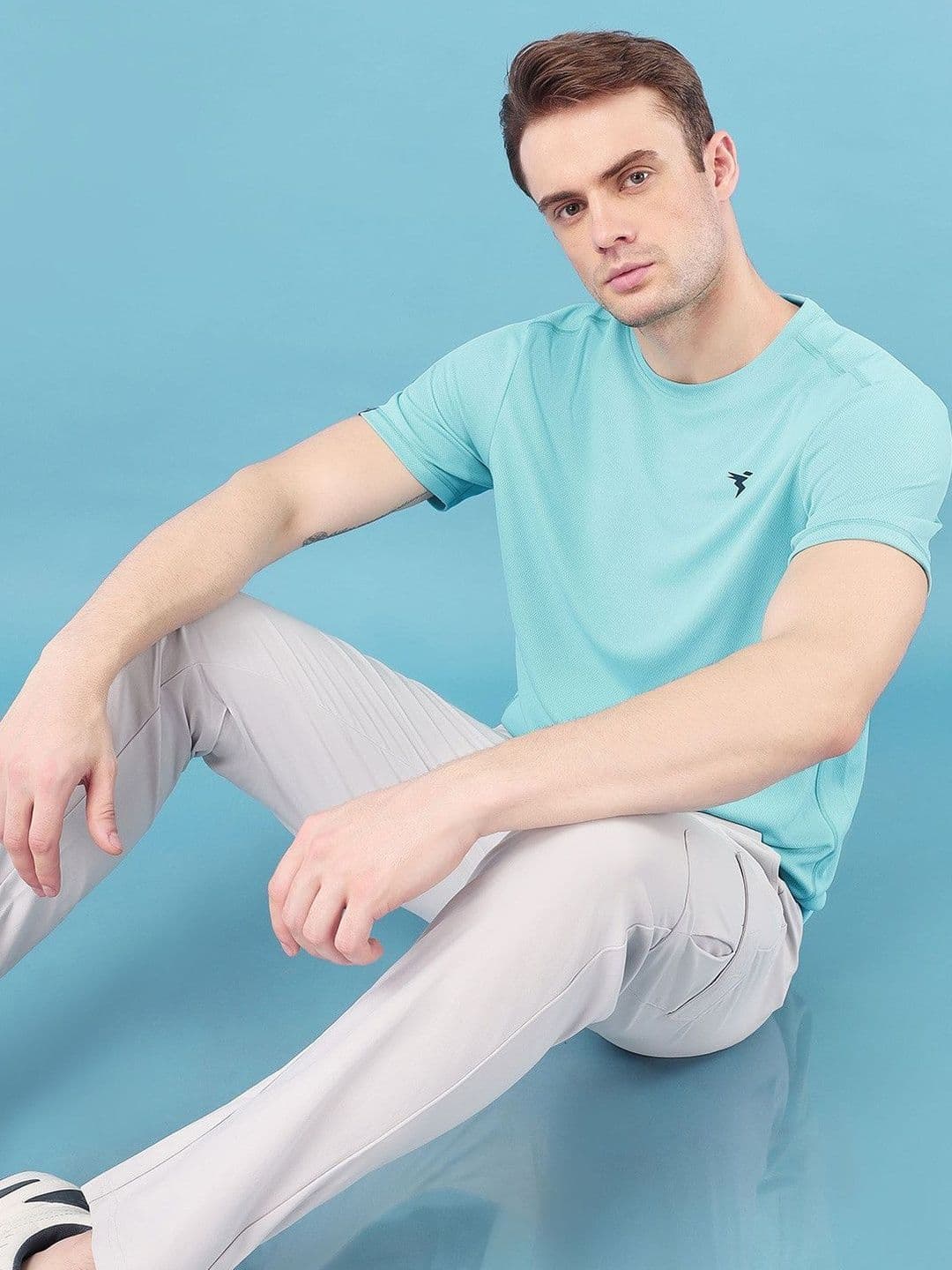 Technosport Round Neck Short Sleeves Antimicrobial Slim Fit Training T-shirt - view 1