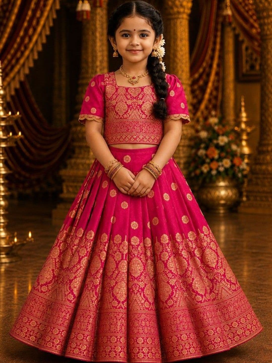 amzira Girls Ready to Wear Lehenga & - view 1