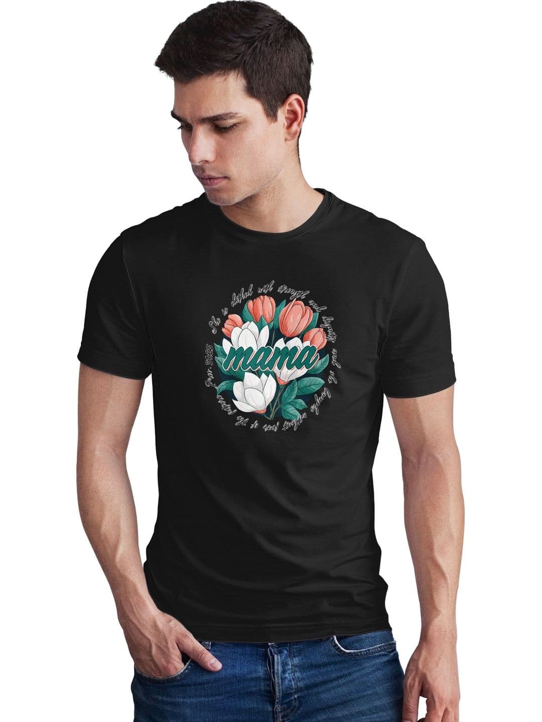 Seekbuylove Men Floral Printed Bio Finish T-shirt - view 1