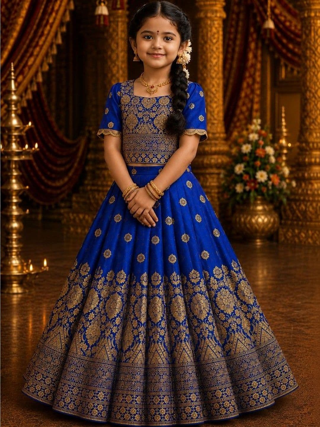 Xepon Girls Ready to Wear Lehenga & - view 1