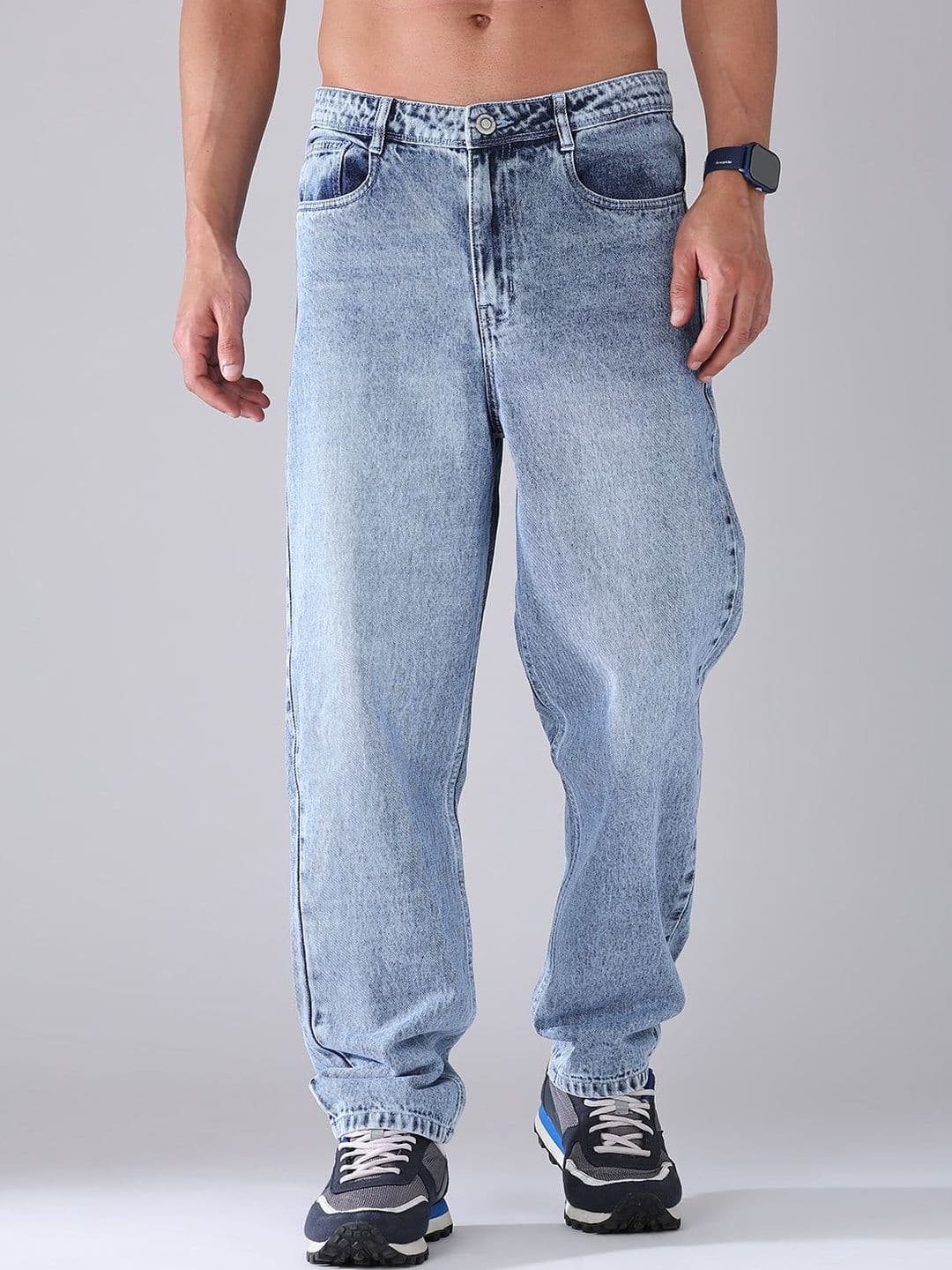 V-Mart Men Regular Fit Mid-Rise Stretchable Jeans - view 1