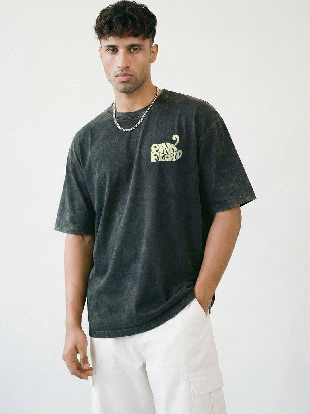 Crazymonk Men Printed Applique T-shirt - view 1