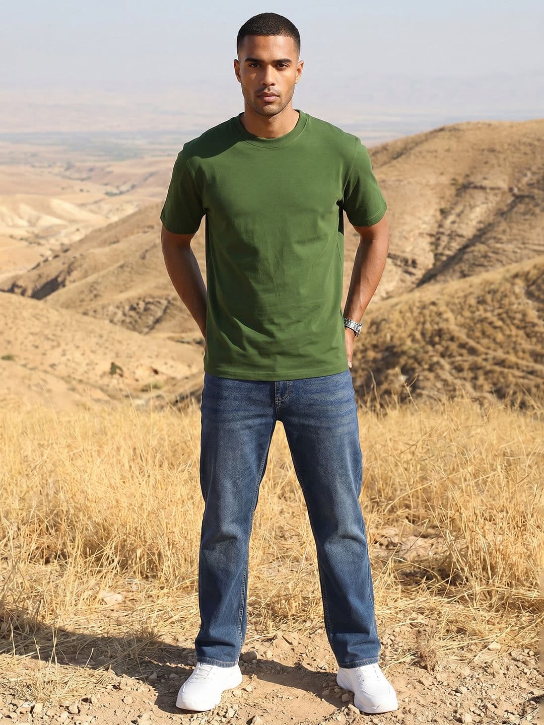 The Roadster Life Co. Men Relaxed Fit Light Fade Jeans - view 1