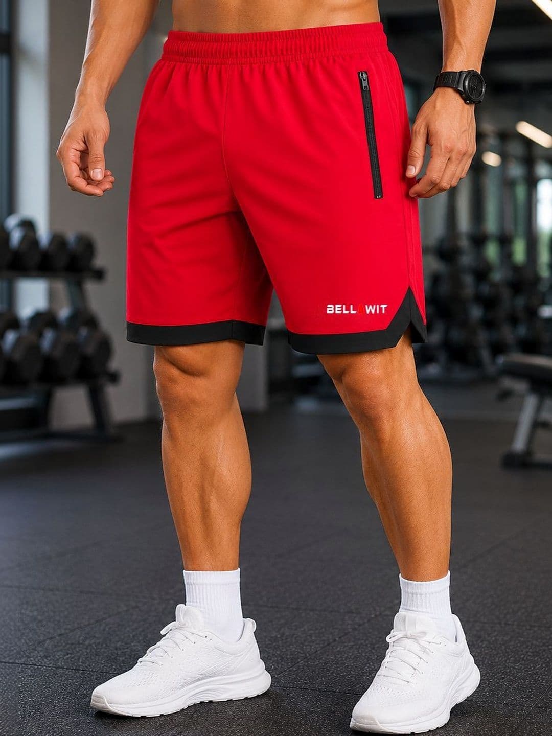 Bellwit Men Training or Gym Sports Shorts - view 1