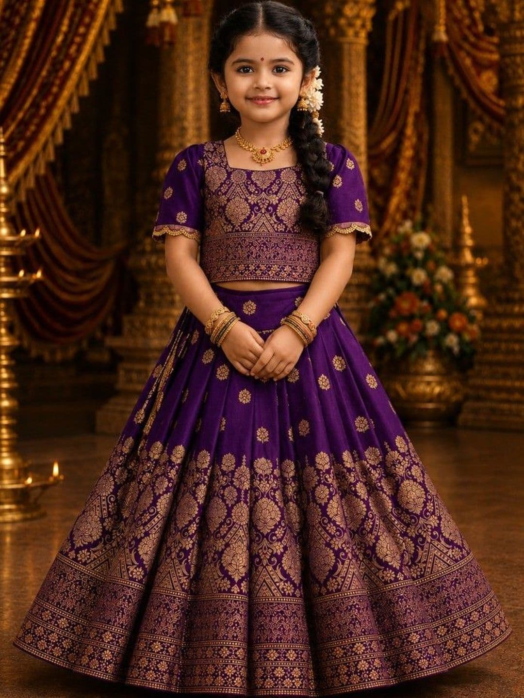 amzira Girls Ready to Wear Lehenga & - view 1