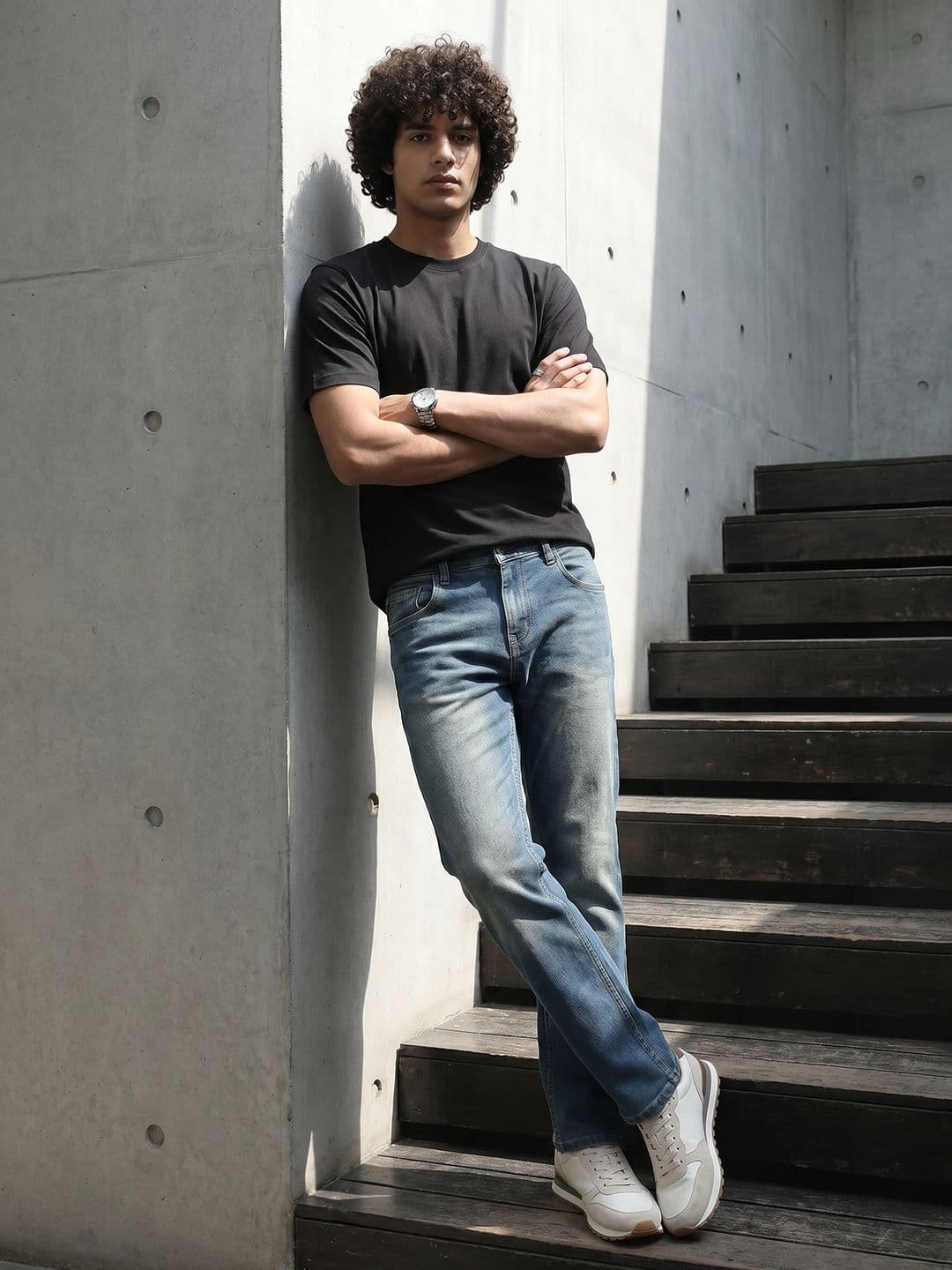 The Roadster Life Co. Men Medium Shade Stretchable Jeans