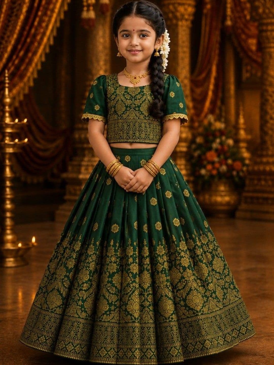 amzira Girls Ready to Wear Lehenga & - view 1