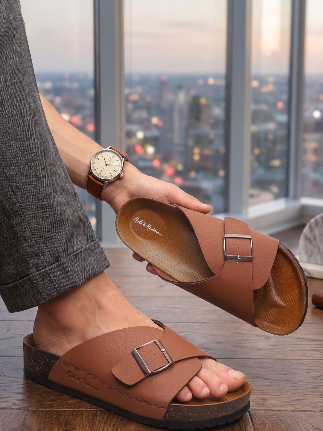 Mast & Harbour Men Comfort Sandals - view 1