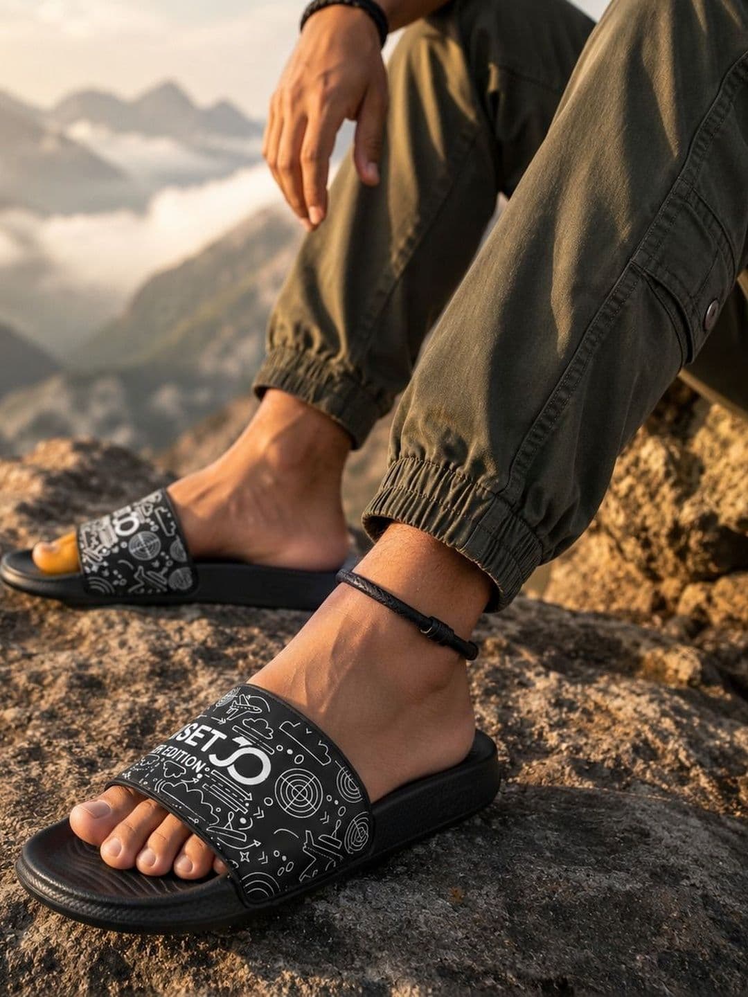 JOOTIYAPA Men Printed Sliders - view 1