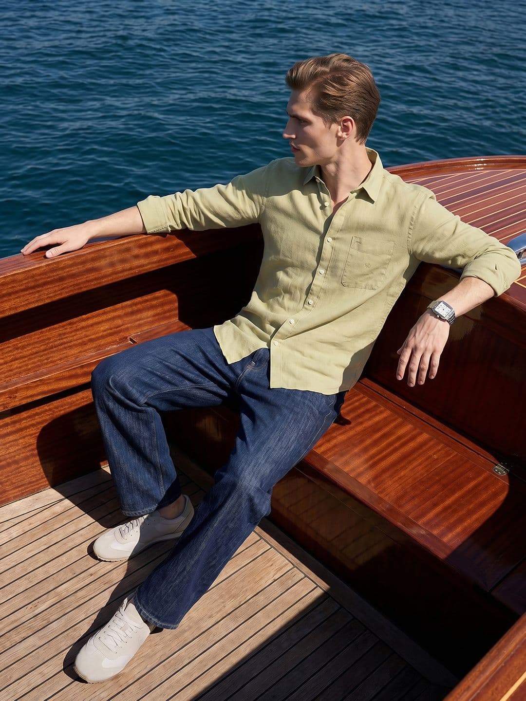 Nautica Spread Collar Casual Shirt - view 1
