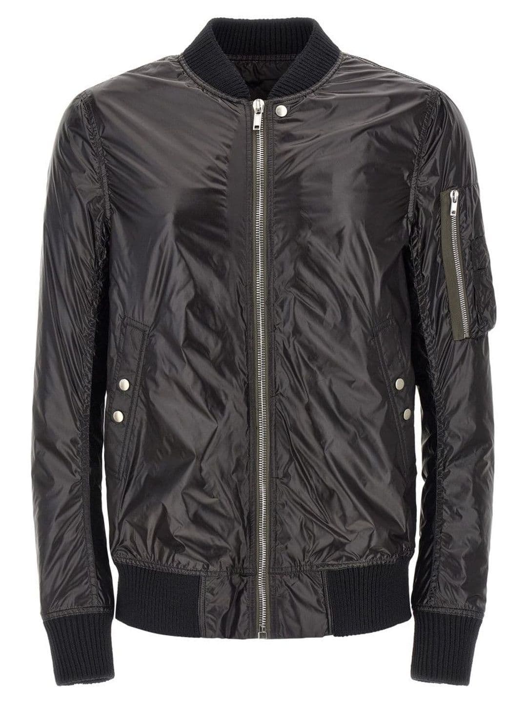 Rick Owens Black Solid Bomber Jacket - view 1