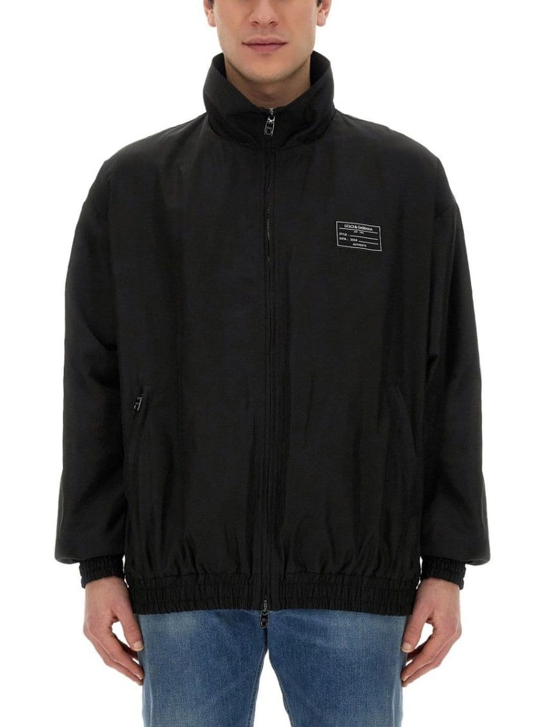 Dolce & Gabbana Black Solid Hood Jacket - view 1