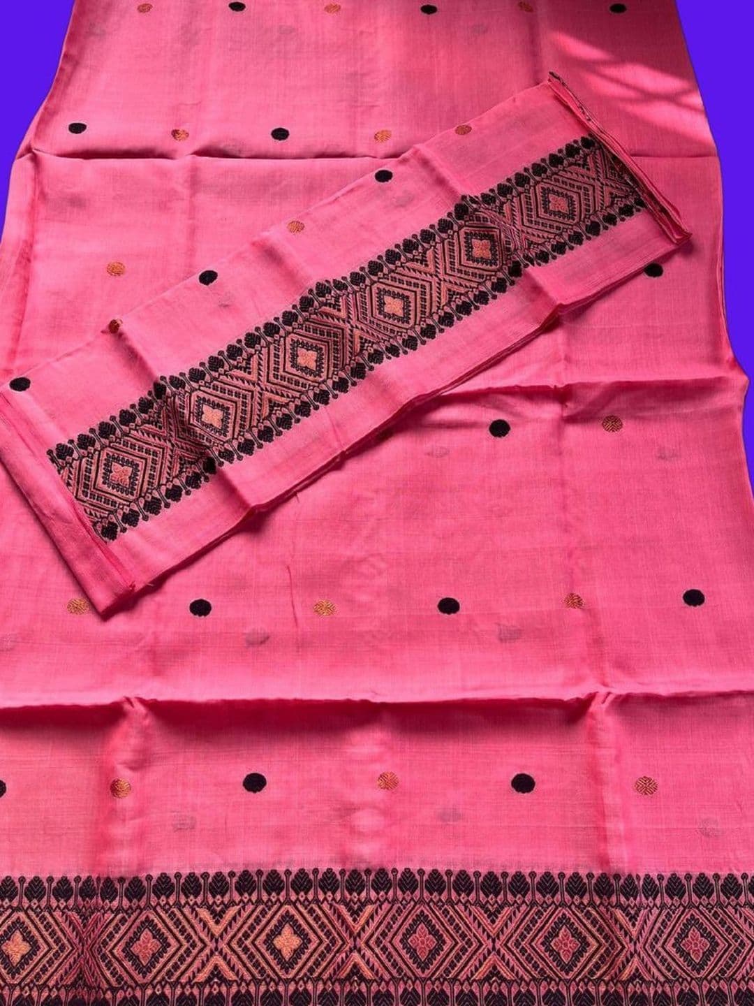 KAMDAR AC Cotton Mekhela Chador Assamese - view 1