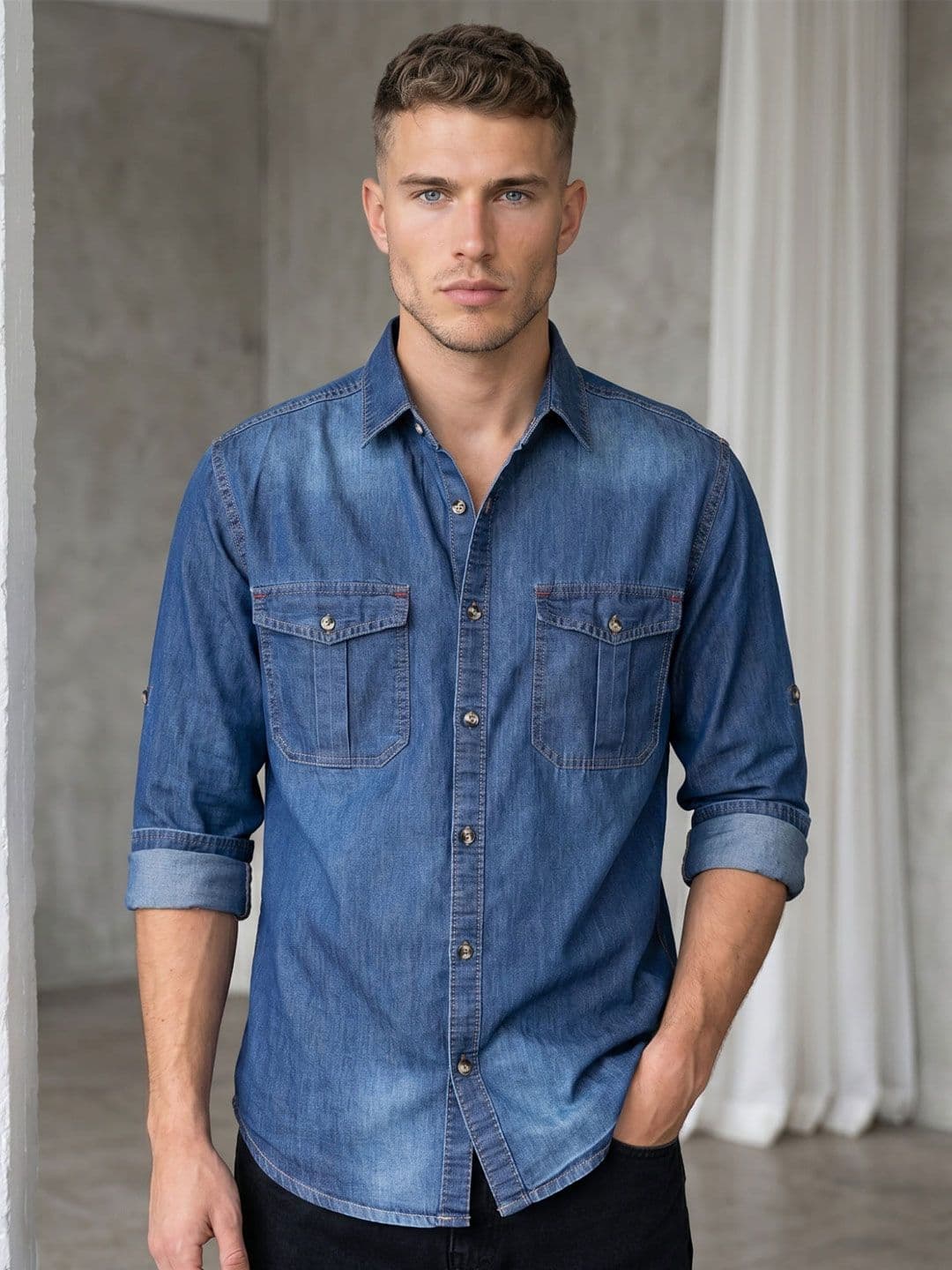 Mast & Harbour Men Classic Casual Shirt - view 1