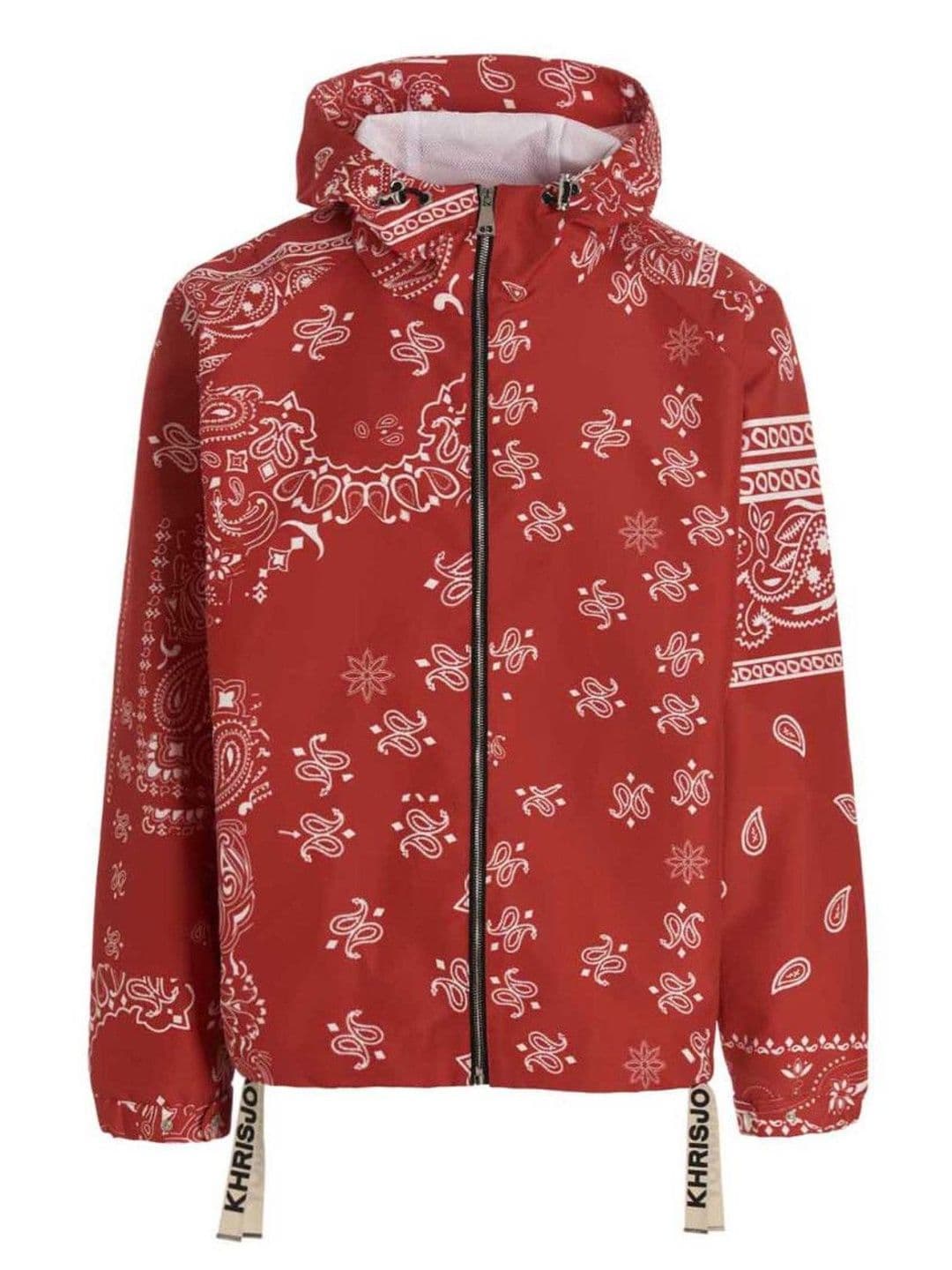 Khrisjoy Red Paisley Hood Jackets - view 1