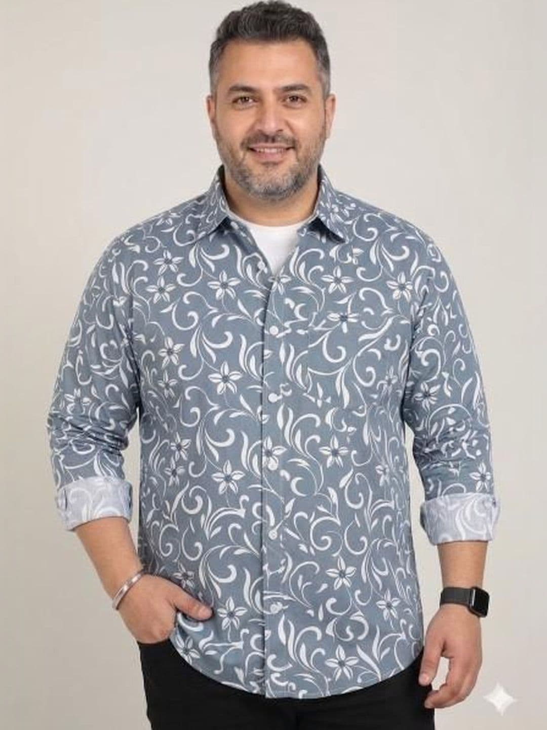 METRONAUT PLUS Men Classic Floral Printed Casual Shirt - view 1
