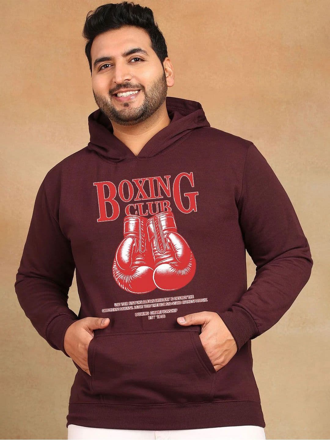 Moda Rapido Men Printed Hooded Sweatshirt - view 1