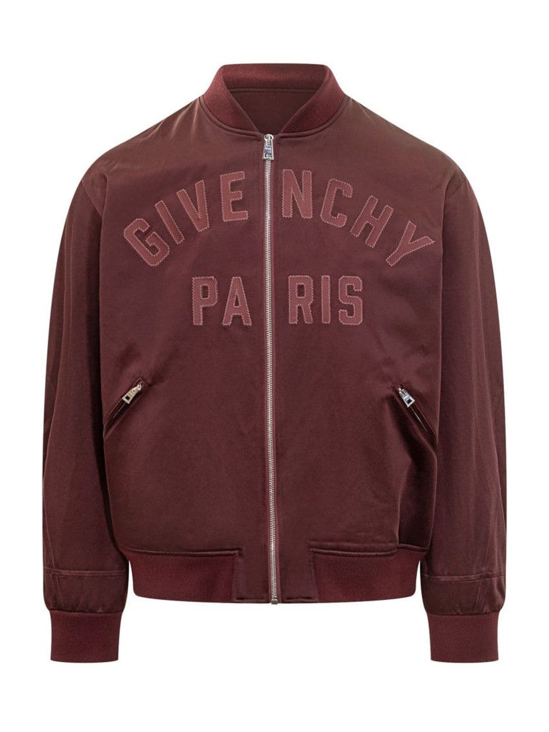 Givenchy Red Logo Mandarin Collar Jacket - view 1