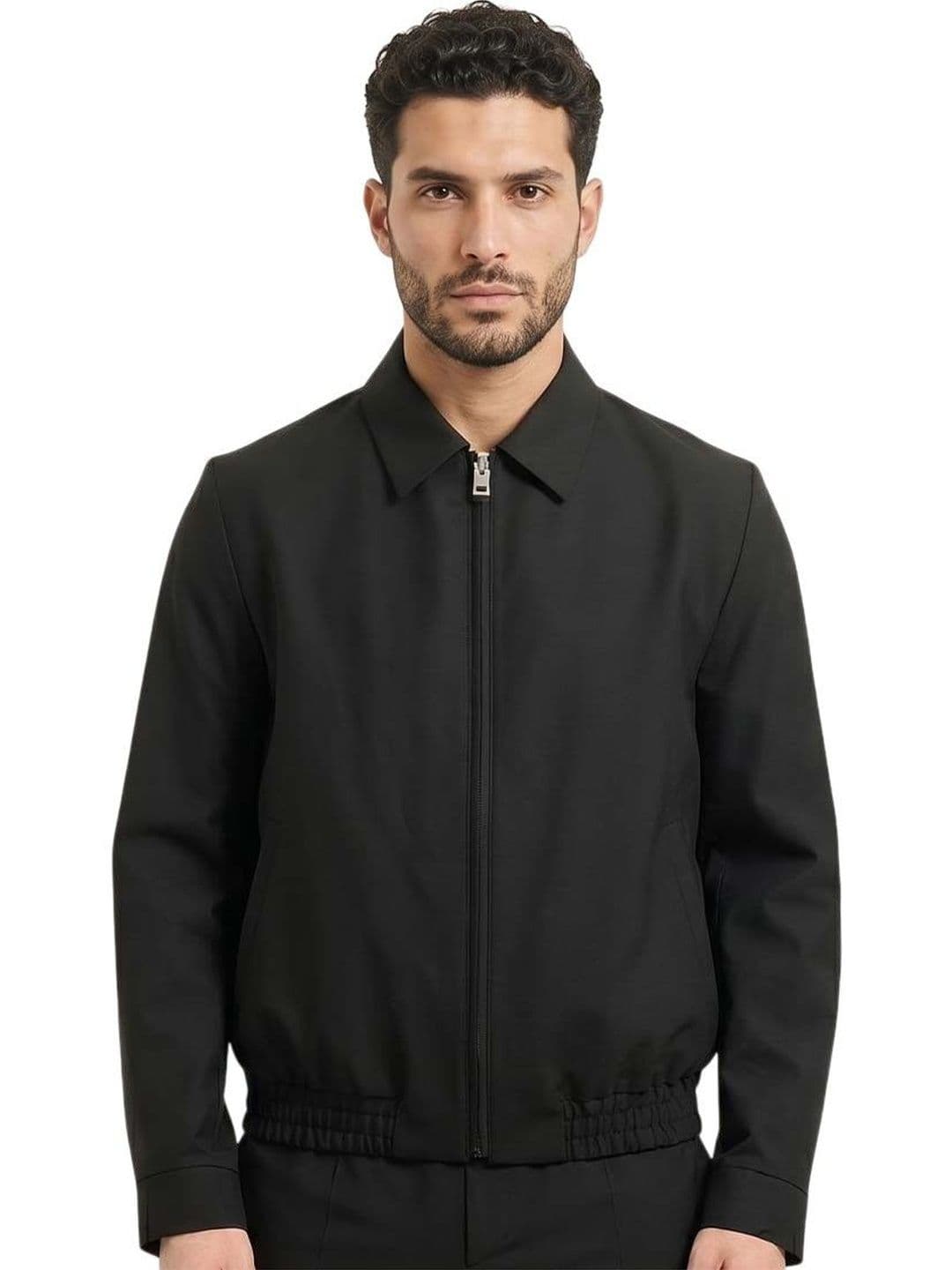 Hugo Boss Black Shirt Collar Jacket - view 1