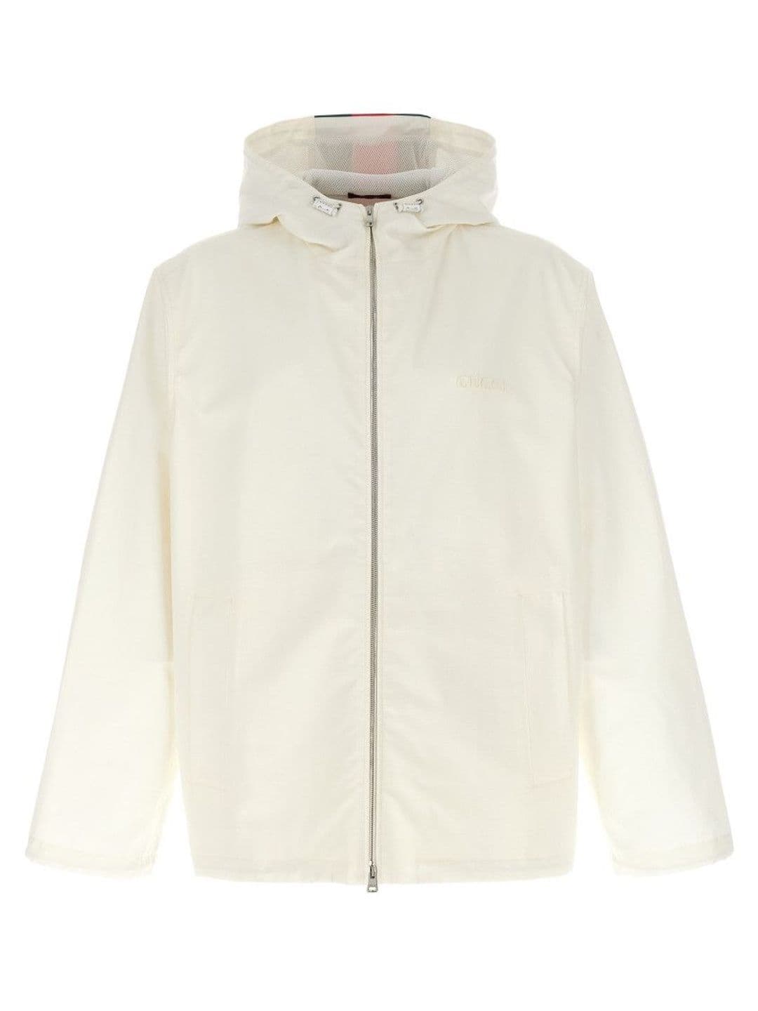 Gucci White Logo Hood Jacket - view 1