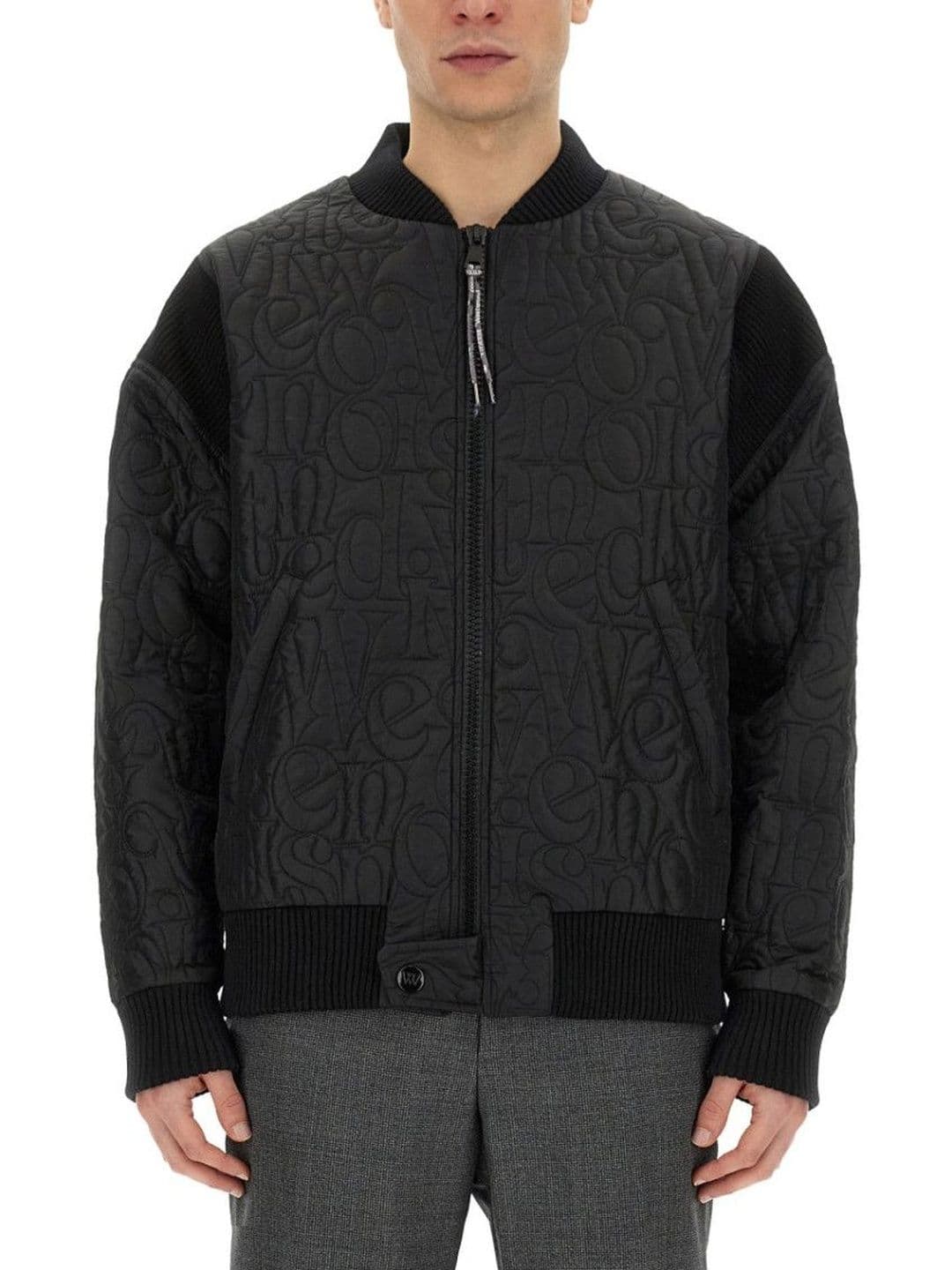 Vivienne Westwood Black Logo Mock Collar Jacket - view 1