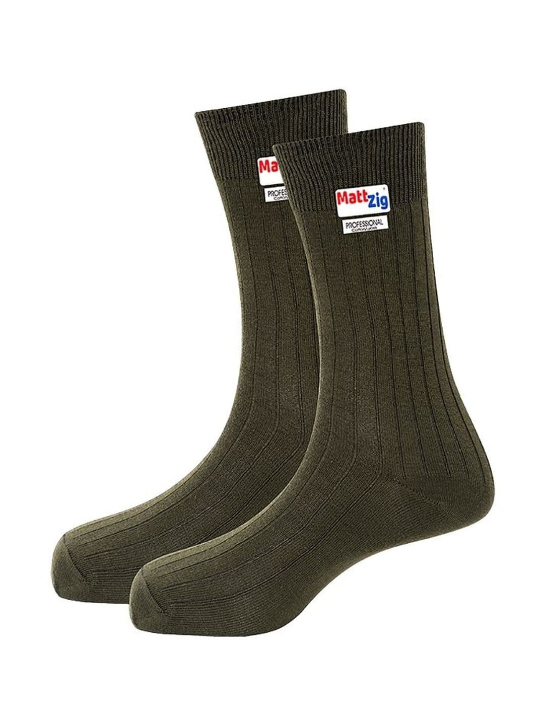 MattZig Men Cotton Blend Calf Length Socks - view 1