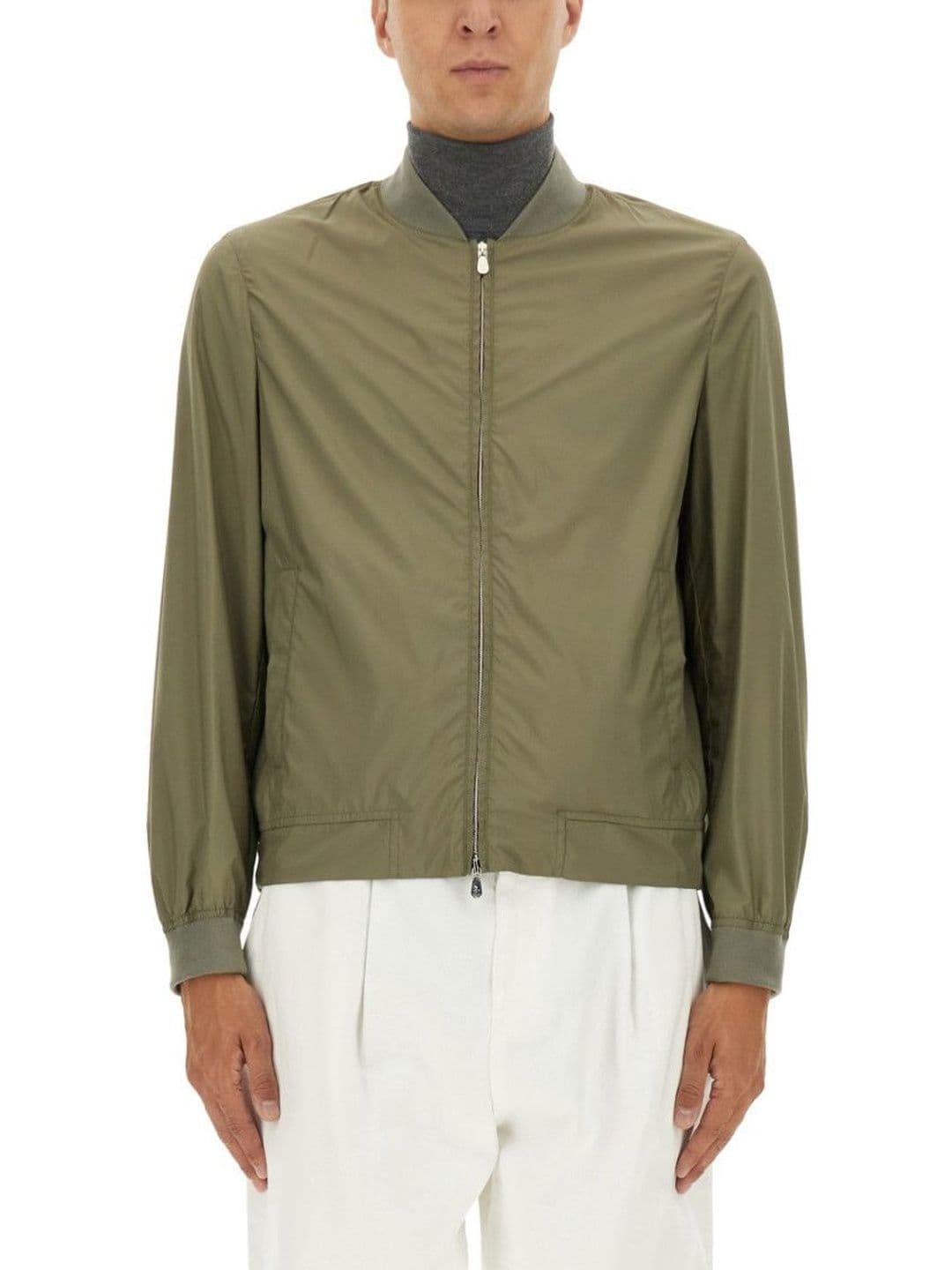 Brunello Cucinelli Brown Solid None Jacket - view 1