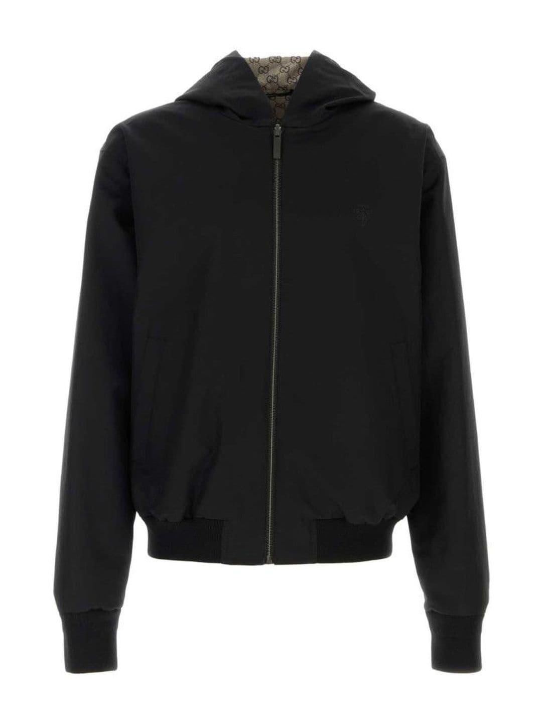 Gucci Black Logo Hood Jackets - view 1