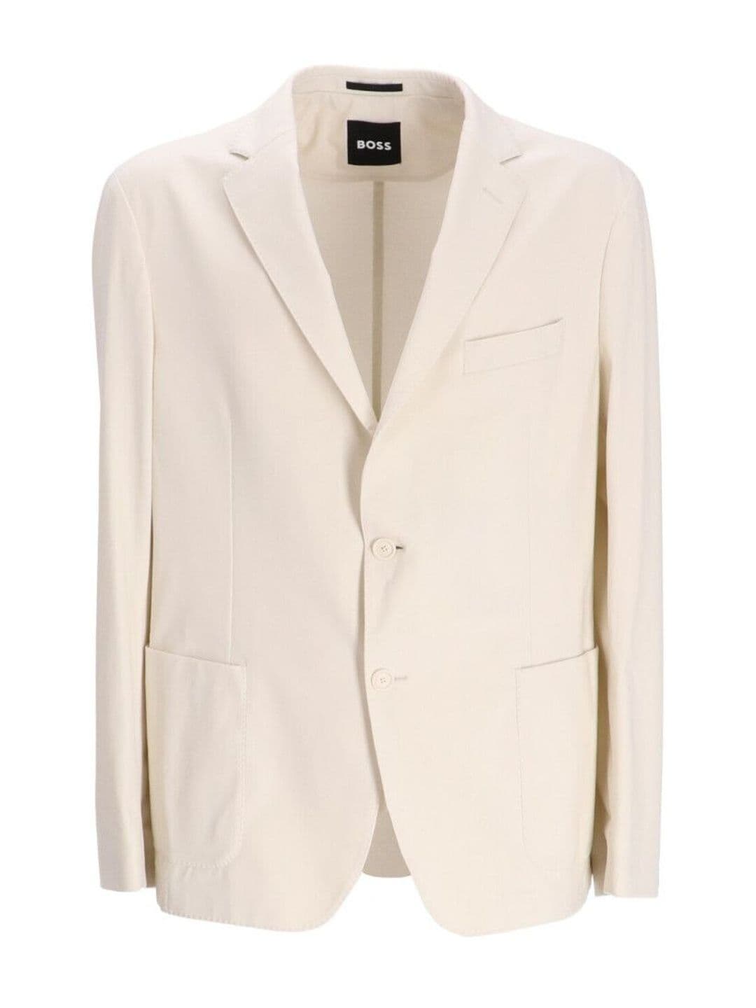 Hugo Boss Off White Solid None Jacket - view 1