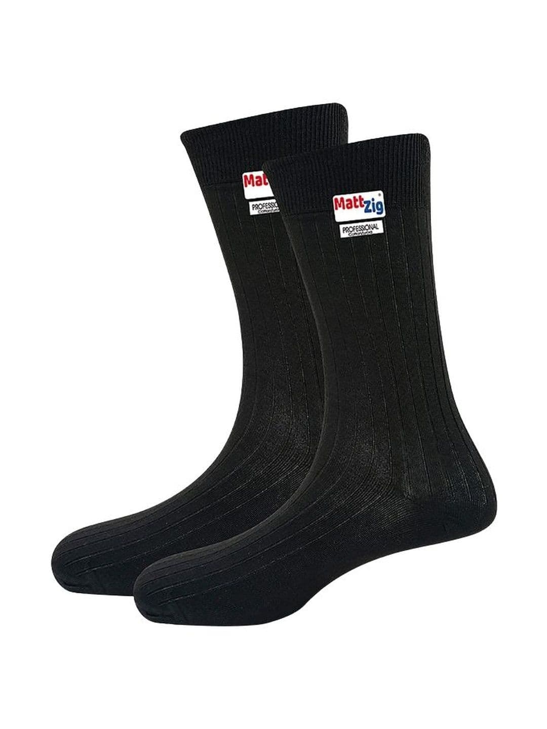 MattZig Men Cotton Blend Patterned Calf Length Socks - view 1
