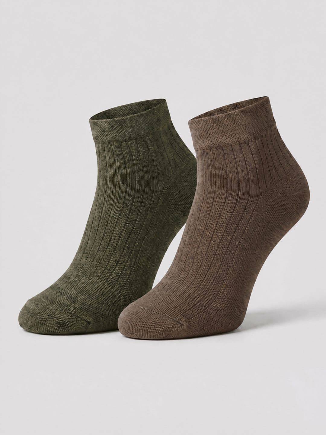 SZN Unisex Pack of 2 Cotton Assorted Patterned Ankle Length Socks - view 1