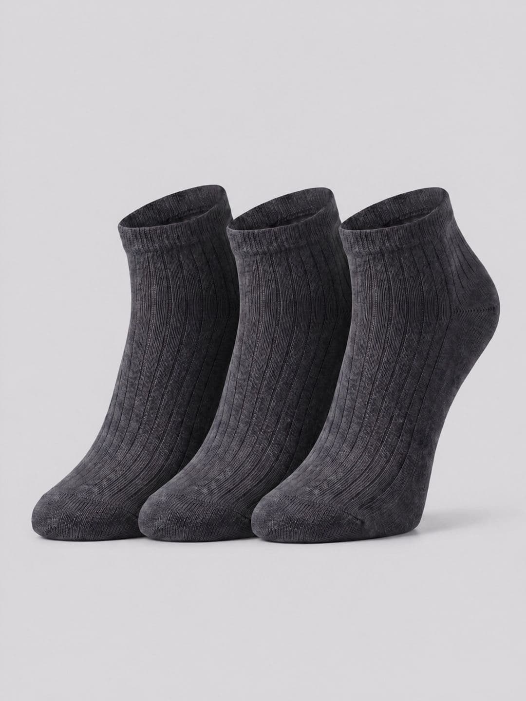 SZN Unisex Pack of 3 Cotton Patterned Ankle Length Socks - view 1